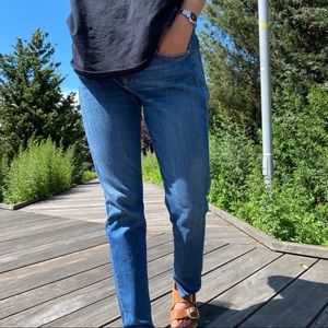 Rag and bone blue low waisted jeans